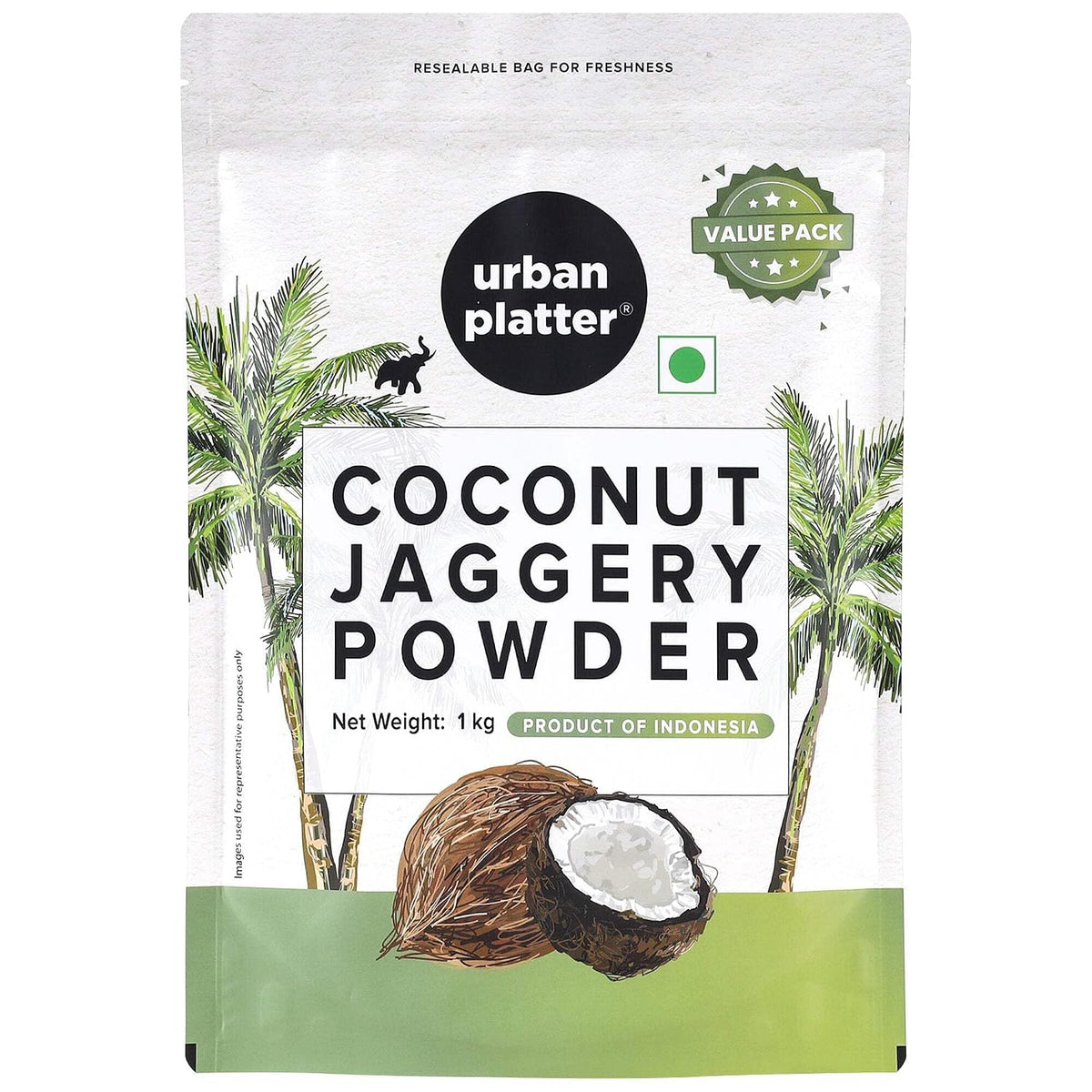 Urban Platter Coconut Sugar, 1Kg (Natural Sweetener, Low Glycemic Index, Refined Sugar Alternative)