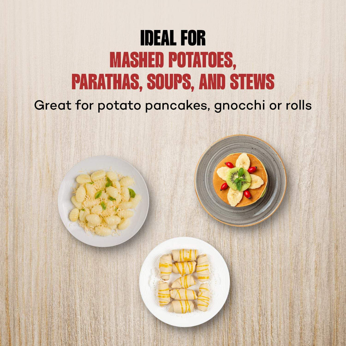 Urban Platter Potato Flakes, 500 g (Dehydrated Potato Flakes | Ready to Use Dried Potato Bits | Quick and Convenient)