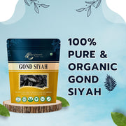 BrijBooti Gond Siyah - Kala Gond - Black Gum For Joint and Back Pain 100 Gr