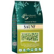 BrijBooti Fennel Seeds - Saunf Moti 400 Gr | Natural Saunf No Artificial Colours and Preservatives