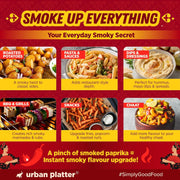 Urban Platter Smoked Paprika, 80g (Bold, Smoky & Sweet | Adds Depth, Colour & Earthy Heat to Grills, Roasts, Pasta, Sauces & Global Cuisines)