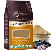 BrijBooti Jamun Seeds powder for Diabetes 100% Natural Powder 800 Gr