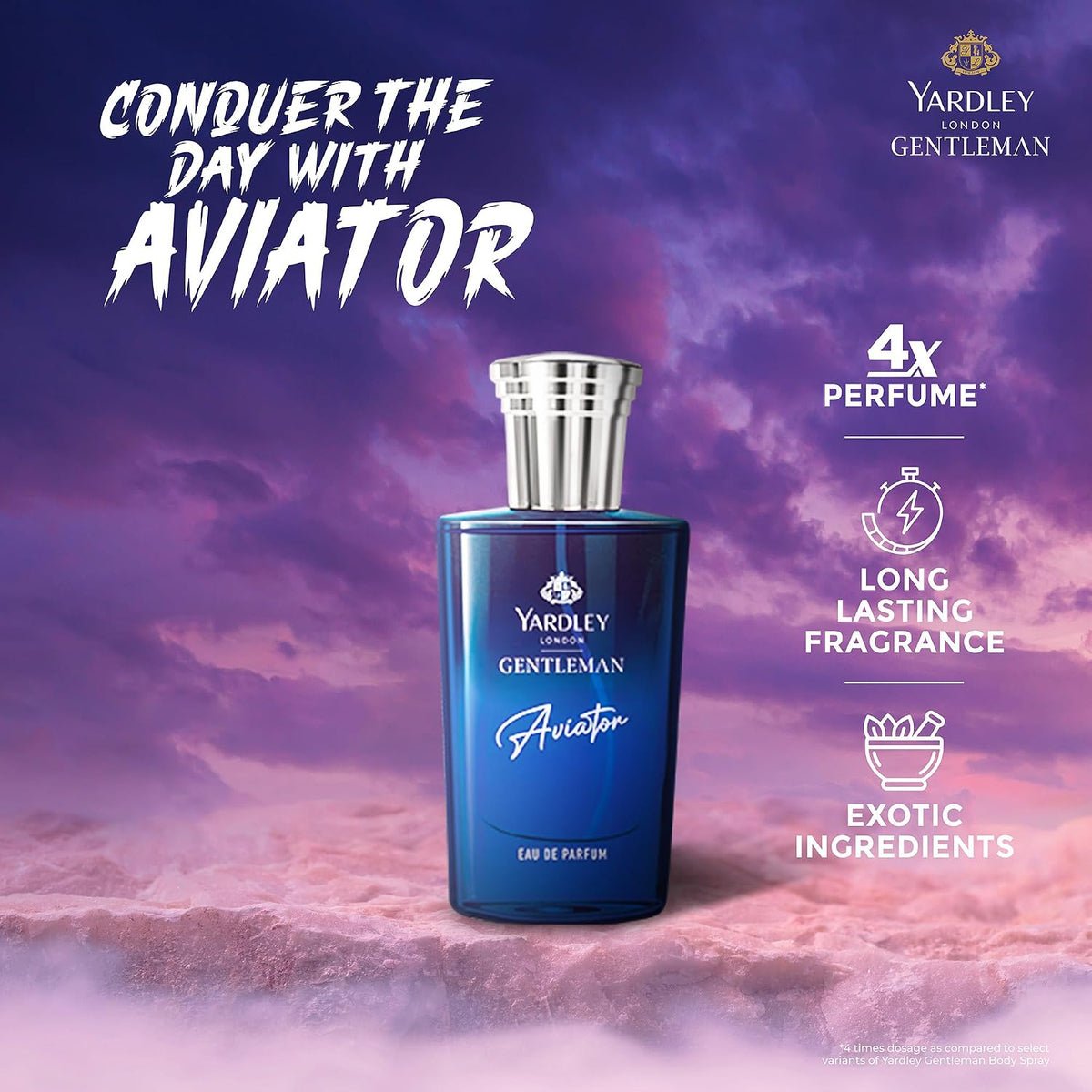 Yardley London Gentleman Aviator|England's Finest Fragrance|EDP Perfume For Infinite Adventure|30 ml