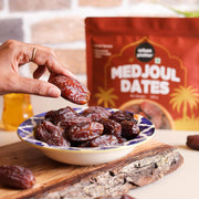 Urban Platter Medium Medjoul Dates, 250g (Hand-Sorted | Moist & Caramelly Texture | Perfect for Snacking & Gifting)