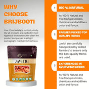 BrijBooti Javitri Spices Whole - Japatri - Mace Spice - Javitri Flower Whole 100 Gr | FSSAI, GMP, ISO Certified