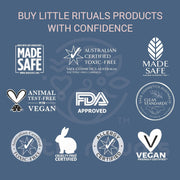 Little Rituals COCONUT BABY MASSAGE OIL Certified Organic, Wood Cold-Pressed for Skin and Hair with SWISS Plant Actives - 200 ml. Dermatologist Tested by Pediatrics, Mild & Gentle & Safe