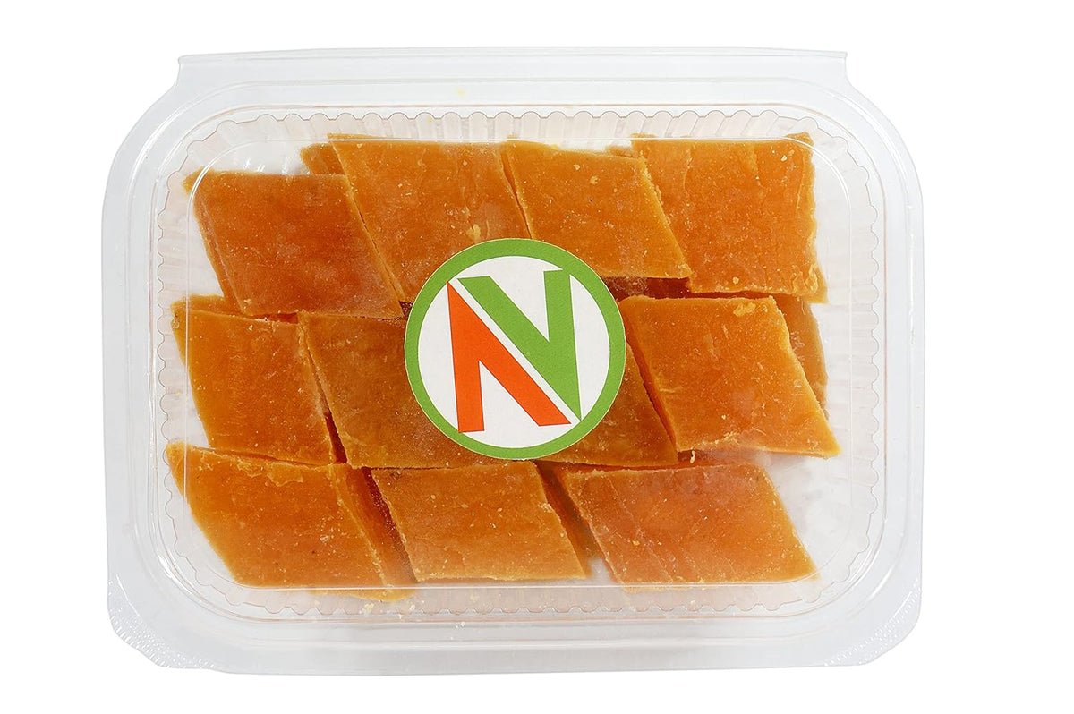 NatureVit Mango Katli 1.5Kg | Khatta Meetha Aam Papad Candy | Traditional Indian Snack | Sweet & Tangy Mango Fruit Bar