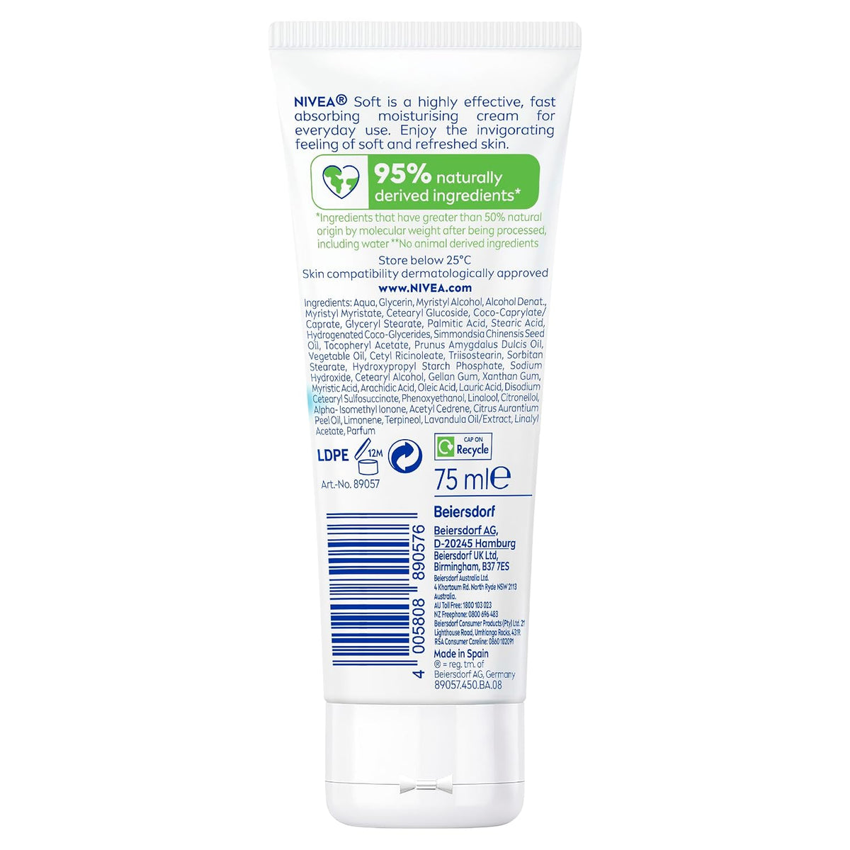 Nivea Moisturizing Cream for Moisturizing 75ml
