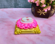 SHINDE EXPORTS Marble charan paduka for god puja (Design 10)