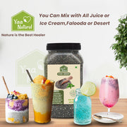 Yaa Natural Raw Chai seed Rich Omega-3, Protein in Calcium & Fiber,and Antioxidant & Weight Management 100% Natural Quality (