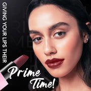 INSIGHT Prime Matte Lipstick - 3.8g |Satin Matte Finish |All day Comfort Wear | Infused with Hyaluronic Acid & Rosehip Oil |(AMERICANO) (Pack of 2)