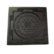 Aalayam Selveer Karungali Shri Yantra 3x3 Inch, Karungali Wood Yantra, 1 No