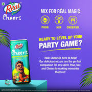 Dabur Real Cheers Green Apple Mojito - 250ml | Premium Cocktail Mixer for Home Bars, Parties & Gifting | Refreshing Green Apple, Lime & Mint flavour | Perfect for Mocktails & Party Drinks