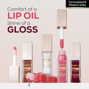 INSIGHT Professional Hydrating Lip Gloss - Iced Latte | Non-Sticky, Long-Lasting Moisture & Shine | Infused with Vitamin E & Coconut Oil | Sheer, Glossy Finish | For Soft, Plump Lips (10g) (Pack of 2)