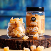 Urban Platter Dried Ginger Candy, 250g (Digestive | Travel-friendly | Helps prevent Nausea)