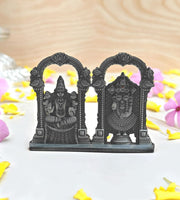 SHINDE EXPORTS Venkateshwara Swamy Tirupati Balaji Padmavati Devi Goddess Idol (Grey)