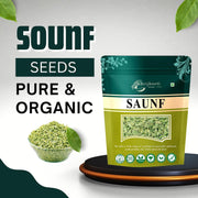 BrijBooti Fennel Seeds - Saunf Moti 200 Gr | Natural Saunf No Artificial Colours and Preservatives | FSSAI, GMP, ISO Certified