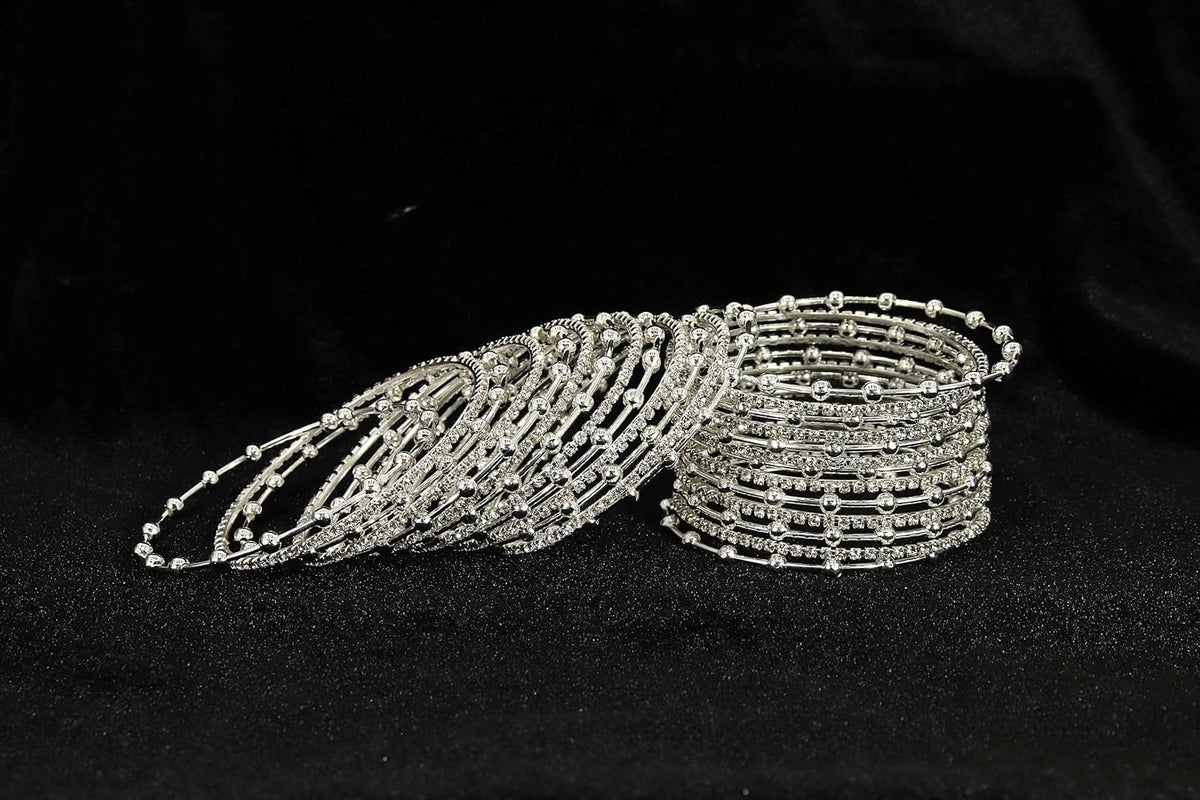 NMII Stylish Glossy Bangle & Bracelet Set for Women & Girls