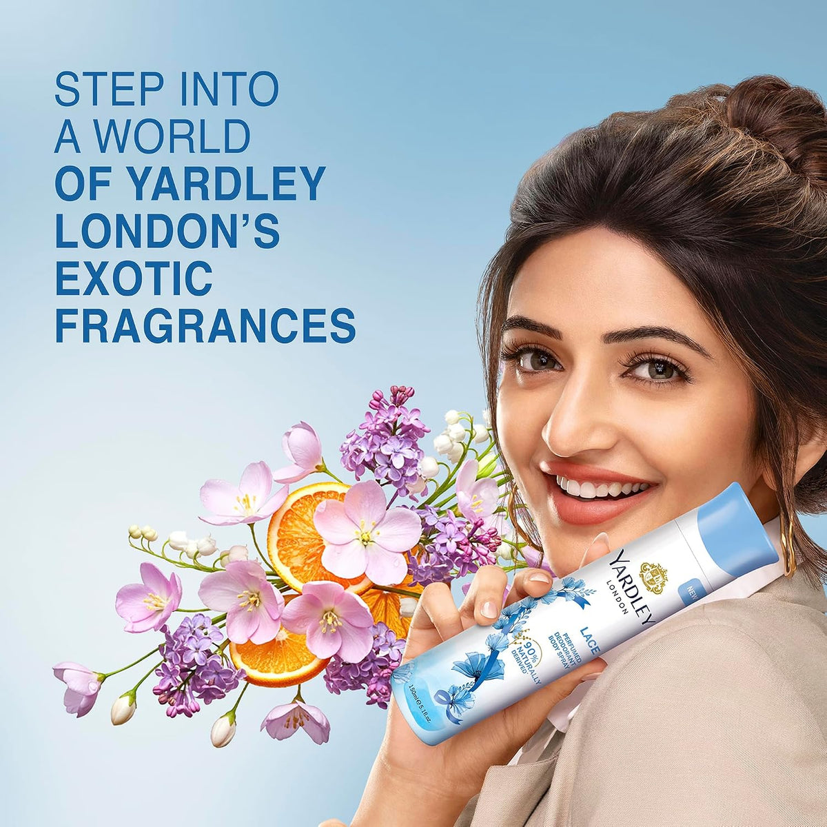 Yardley London Lace Perfumed Deo For Women, 150ml