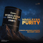 Dabur Himalayan Pure Shilajit Drops - 30ml | Rich in Fulvic acid | Natural extract from Himalayas | 100% Pure Shilajit | Boosts Stamina And Energy | Builds Immunity