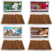 Parag fragrances Hand Crafted, Long Lasting South Champa Natural Essential oils and Herbs Premium Dhoop Sticks for Prayer (Without Charcoal and Bamboo) 200gm Pack