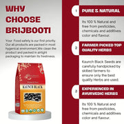 BrijBooti Black Kaunch Seeds 400 Gr - Mucuna Pruriens - Kala Koch ke Beej - Cowhage