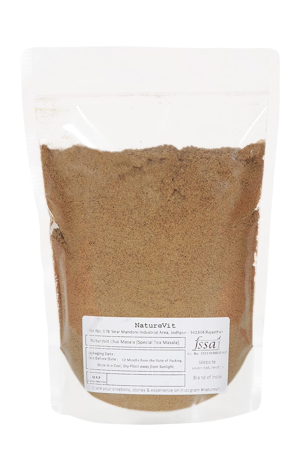 NatureVit Chai Masala - 200 Grams | Tea Masala Powder | Chai Masala Tea Powder