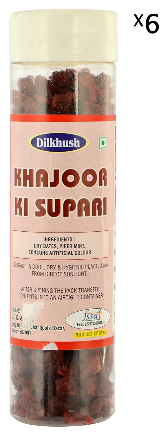 Dilkhush Khajoor Ki Supari, 150 g (Pack of 6)