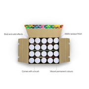 Camel Premium Poster Colour with Brush - 20 Shades (Multicolor)