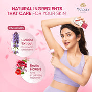 Yardley London London Rose Roll On Deodorant for Women 65ml