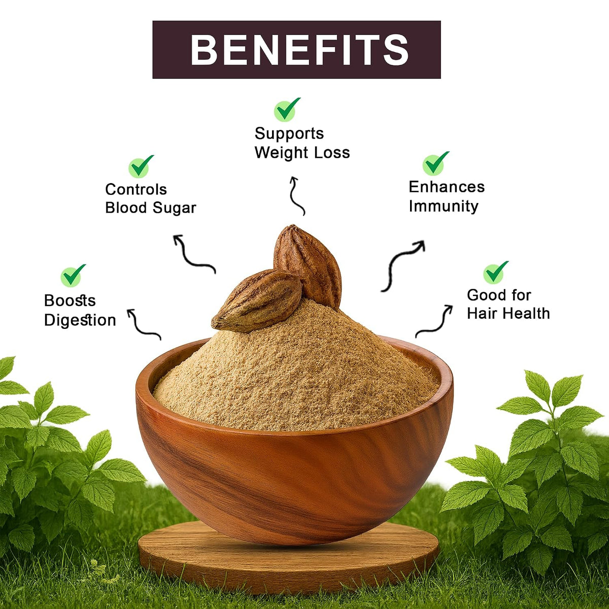 Brijbooti Badi Harad Powder 200 Gram | Haritaki Powder | Kadukkai Powder | Karakkaya | Ayurvedic Digestive Supplement