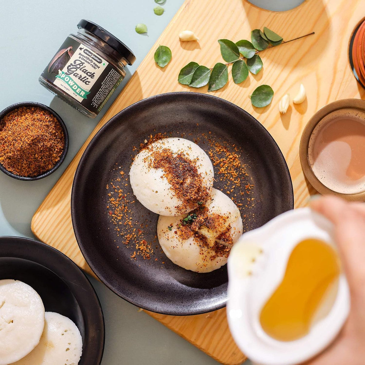 Urban Platter Black Garlic Powder, 50g [Umami-Rich, Slowly-Aged, Functional Food, No preservatives]