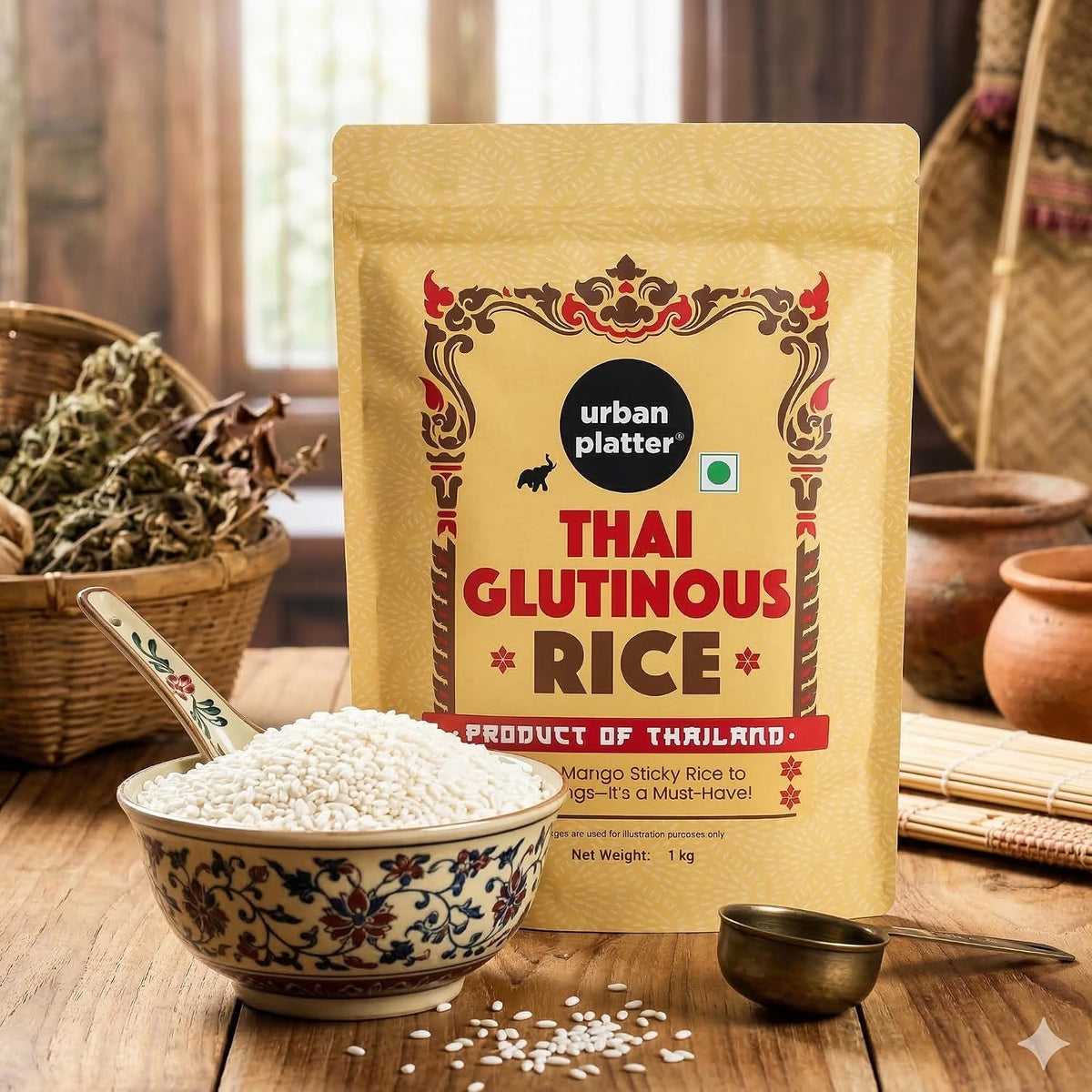 Urban Platter Thai Glutinous Rice, 1 Kg
