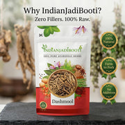 IndianJadiBooti Pure Dashmool (Ten Roots Blend) | Traditional Ayurvedic Botanical for Systemic Vitality, Foundational Grounding & Seasonal Harmony