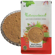 IndianJadiBooti Pure Black Maca Powder (Lepidium Meyenii) | Peruvian Ginseng for Inner Vitality, Stamina & Adaptogenic Support | (100 Grams)