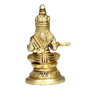 Aalayam Selveer Annapurna Devi Idol Brass | Annapoorani Statue | Annapoorni Idol | Annapurani Silai Brass 8.5cm Height Brass Gold Colour 1 Piece