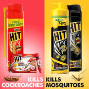 HIT Flying Insect Killer - Mosquito & Fly Killer Spray | Instant Kill | Protection from Dengue & Malaria, 320ml