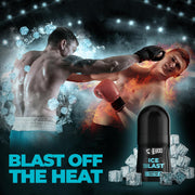 Beardo Ice Blast Perfume Roll-On, 50ml for Men | Long-Lasting Menthol Freshness with Musk & Woody Notes | Perfumed Antiperspirant for Odour Protection | No Sweat, Cooling Effect, All-Day Freshness