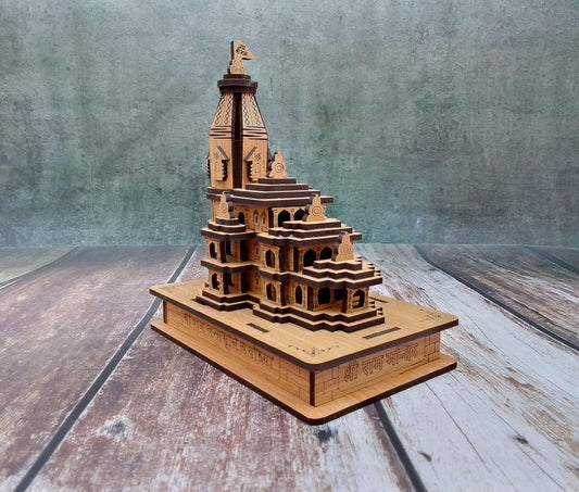 SHINDE EXPORTS shri ram Lalla mandir Temple Model in ayodhya Big Size Best for Gift