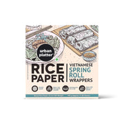 Urban Platter Round Rice Paper Sheets, 400g (Vietnamese Spring Roll Wrappers | Gluten Free | 16 cm Each | Easy to Roll | 80-85 Sheets per pack)