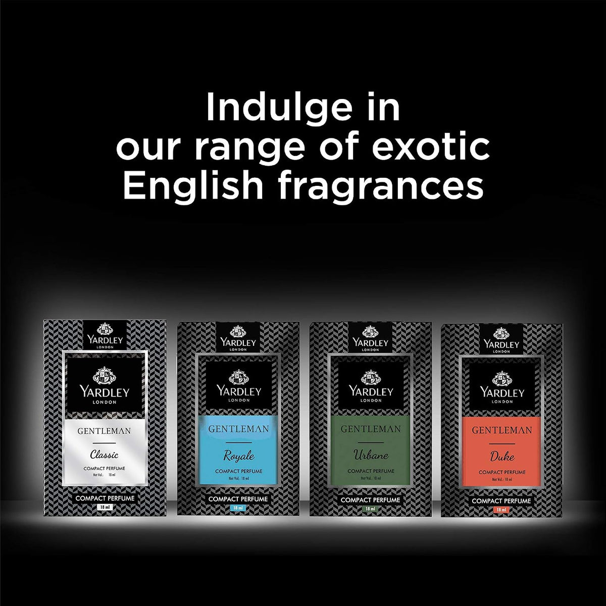 Yardley London Gentleman Duke Compact Perfume For Men, 18Ml - Musk, Cedar, Pineapple, Spray