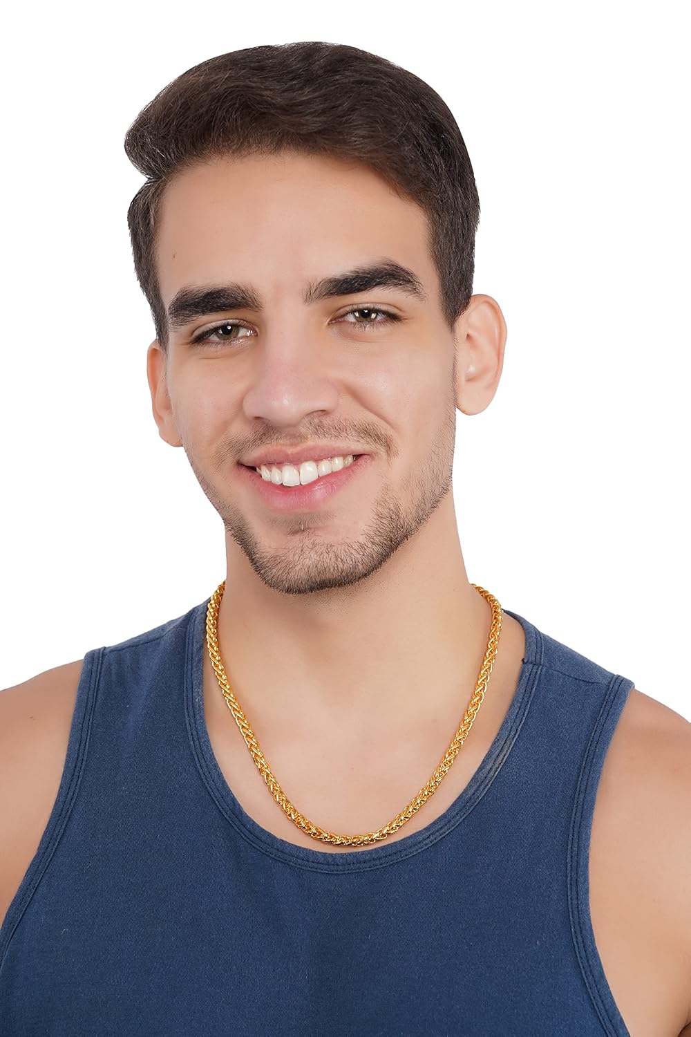 AstroDidi ASTRODID Gold Plated Chain for Men/Women/Girls | Golden Color Stylish Elegant Neck Chain