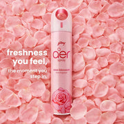 Godrej aer Spray | Room Freshener for Home & Office - Rose Blossom (180 ml) | Long-Lasting Fragrance