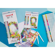 Camel Camlin Brush Pen 12 Shades, Bold - Assorted