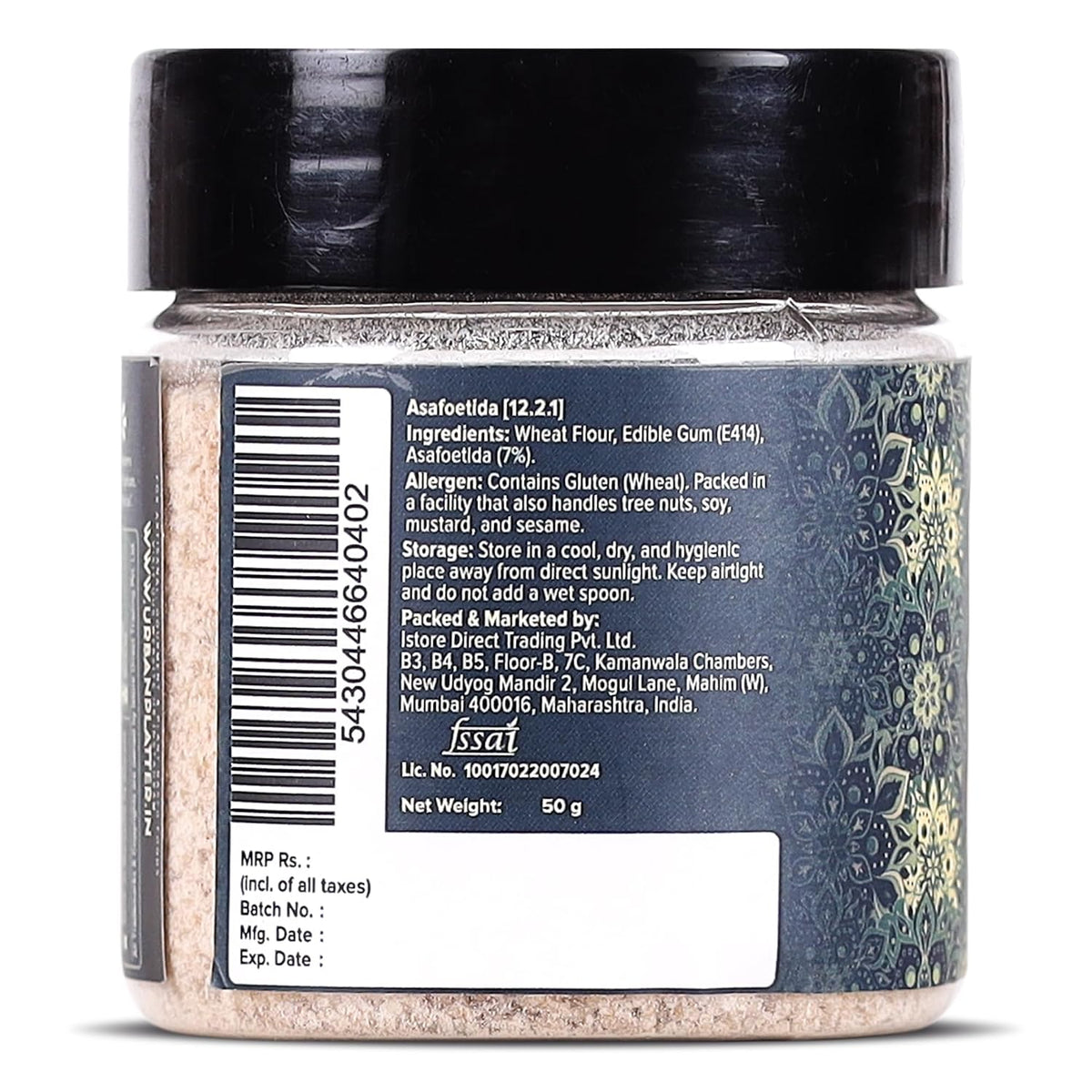 Urban Platter Everyday Hing Powder, 50g (Compounded Asafoetida Powder | Tempering Essential | Natural Digestive Aid | Perfect for Daily Indian Cooking)