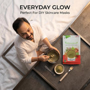 IndianJadiBooti Pure Centella Asiatica Powder (Gotu Kola) | Raw Mandukaparni Herb for DIY Cica Face Mask, Skin Elasticity & Cognitive Wellness | Skin Treatment Mask for Skincare & Hair Care (50g)
