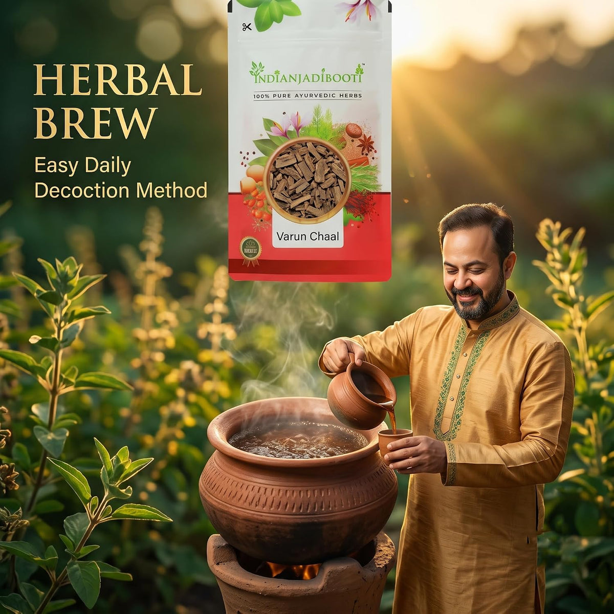 IndianJadiBooti Varun Chaal (Crataeva Nurvala) | Supports Urinary and Kidney Health | 250 Grams Pack