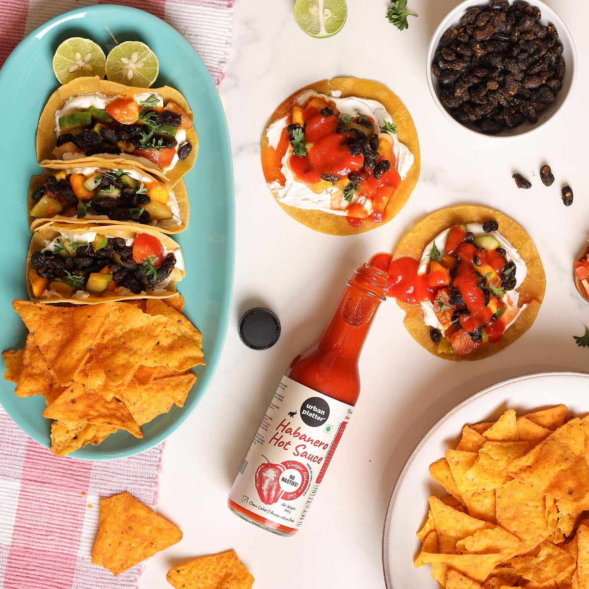 Urban Platter Habanero Hot Sauce, 160g (Fruity & Fiery| Mexican-Style Chilli Sauce | No Artificial Flavours)