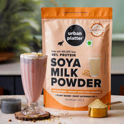 Urban Platter Soya Milk Powder, 500g (Soy-Based Dairy Alternative | Unsweetened | 49% Protein | Plant-Based | Non GMO)