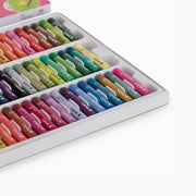 Camel Artist Water Colour Cake Set - Pack of 24 (Blue) & Camlin Kokuyo Oil Pastel (50 Shades)